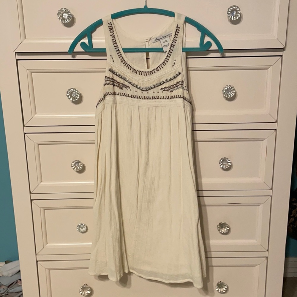 American Rag Dress with Beaded Detailing